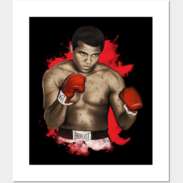 Ali Training Wall Art by warbotspecial